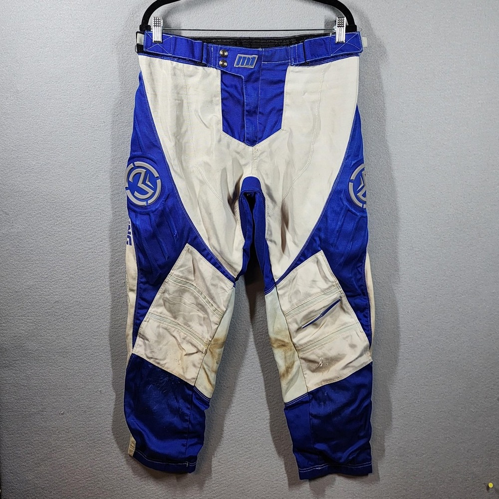 Moose Racing Motocross Pants Mens 34 Blue White M1‎ Off Road MX Enduro Gear ATV